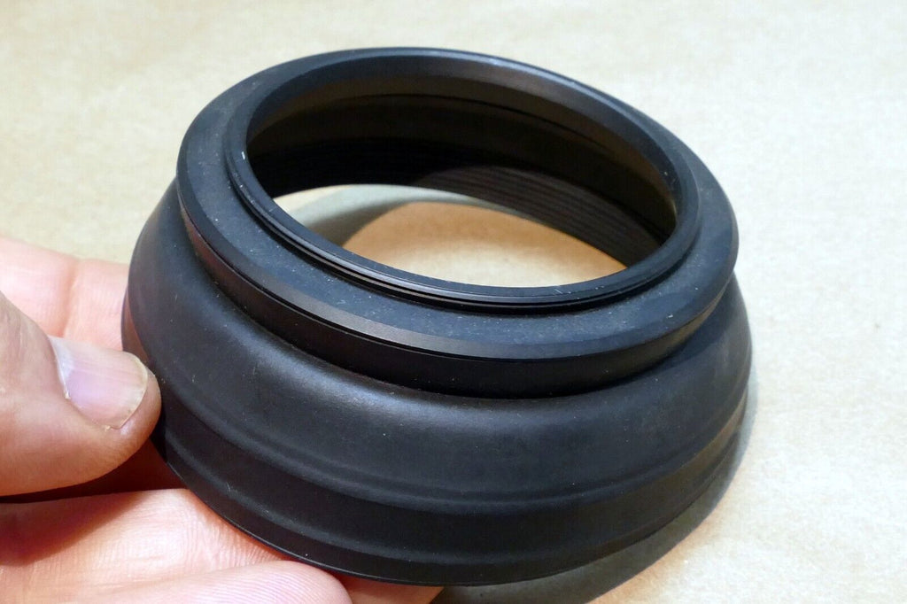 58mm Rubber  Lens Hood Shade made in Japan vintage