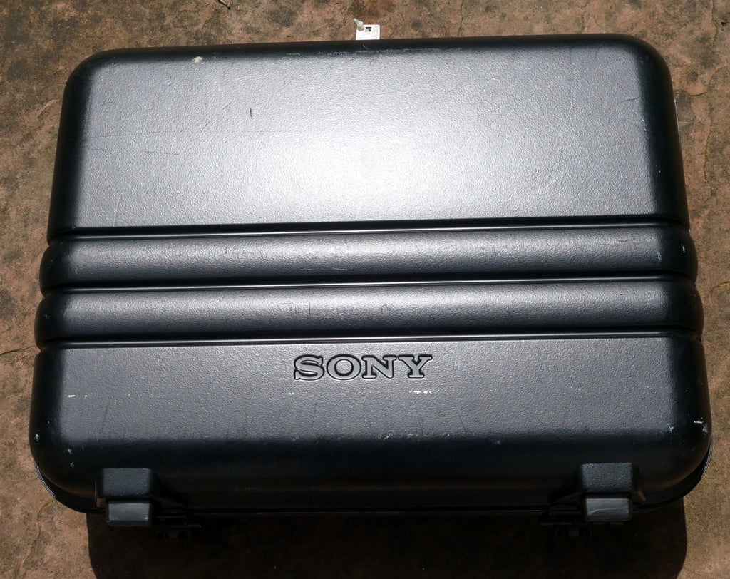 Sony Handycam Camera Hard Case Locking w/ Keys Travel Brief Carrying OEM Genuine