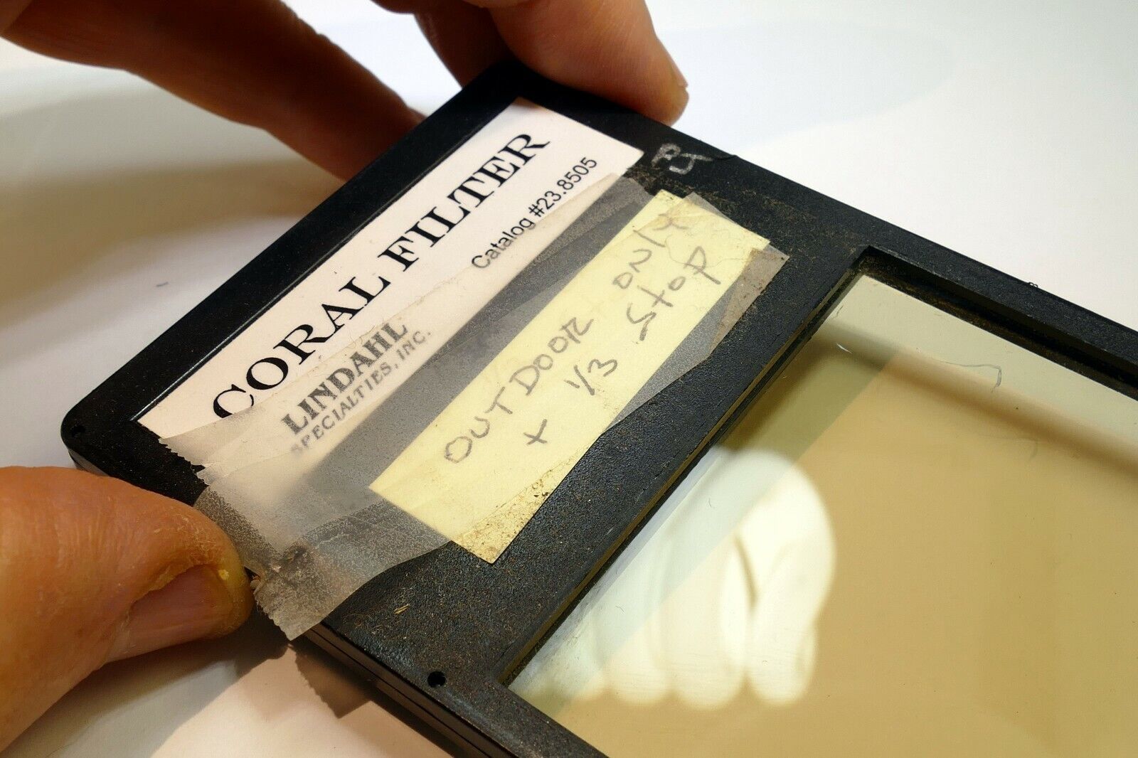 Lindahl Coral lens Filter drop in square 3X3" 23.8505 Warming 81B