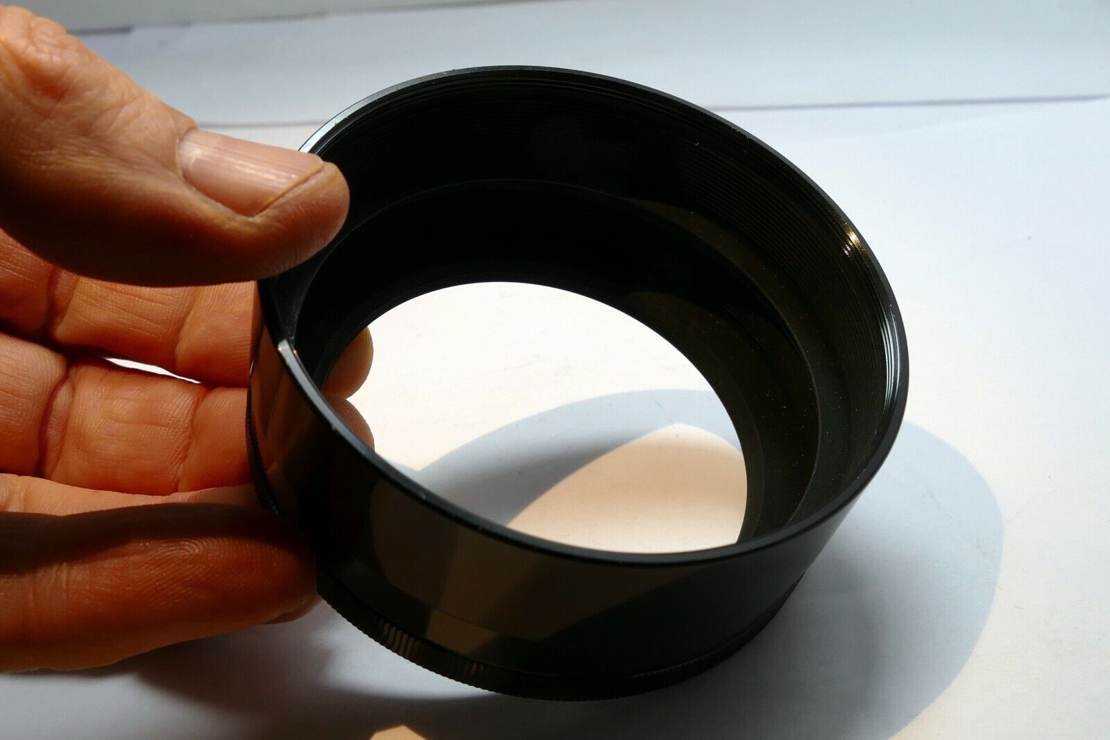 Nikon 60 OD screw in Metal Lens hood  Shade for Polar Polarizing filter  HN-12