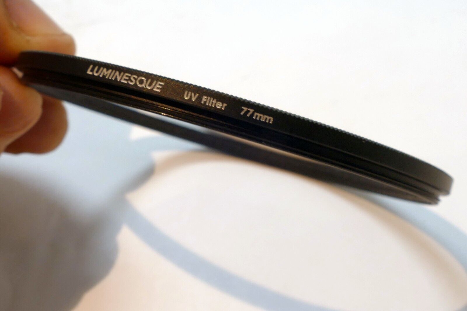 Luminesque 77mm UV HAZE Filter Clear Low profile for wide angle lenses
