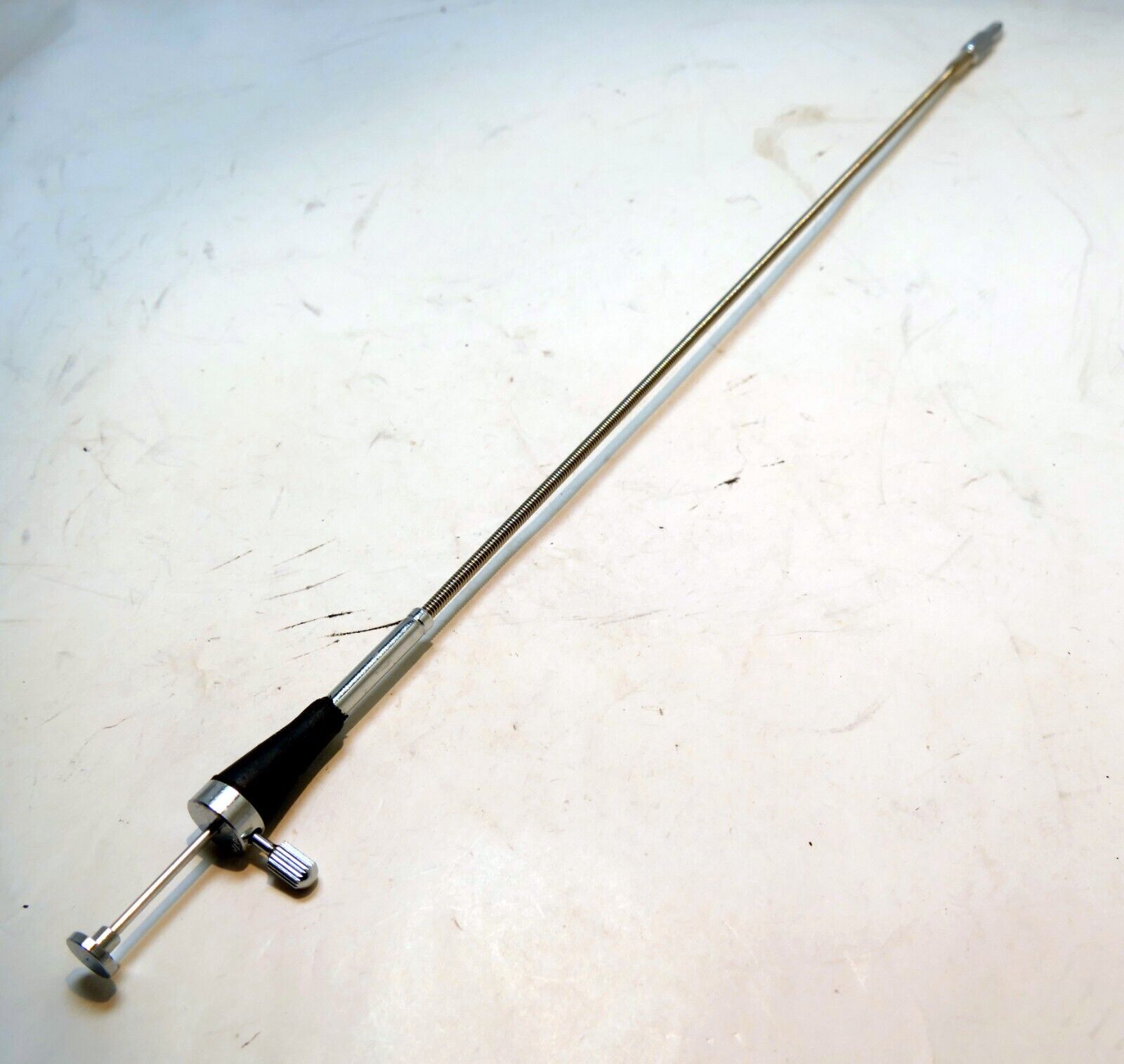 Metal Straight Cable Release - 12 inch 1 foot  long vintage