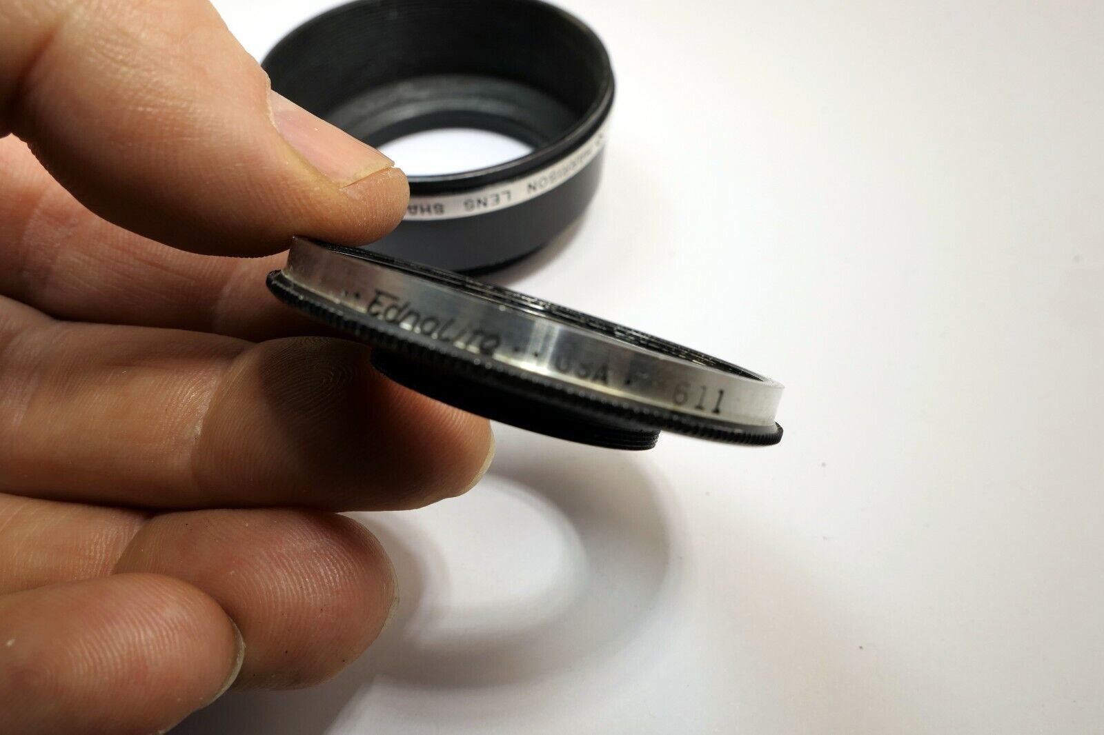 Harrison Series 6 VI 44mm OD lens hood shade metal w/ 30mm OD threads on bottom