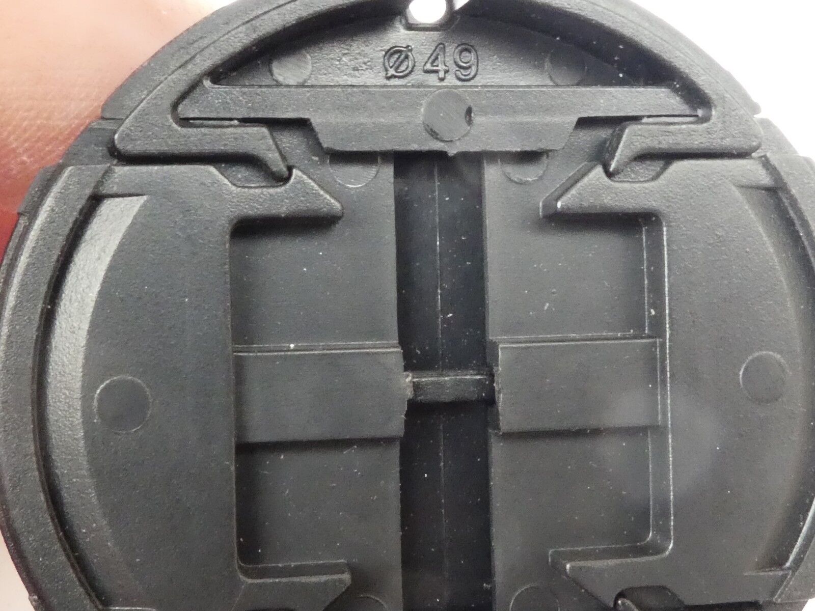 Used Promaster 49mm Lens Front Cap Black snap-on type plastic China