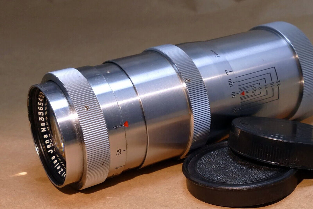 Carl Zeiss Jena Triotar 13.5cm f4.0 T M42 Lens Screw  Mount 135mm