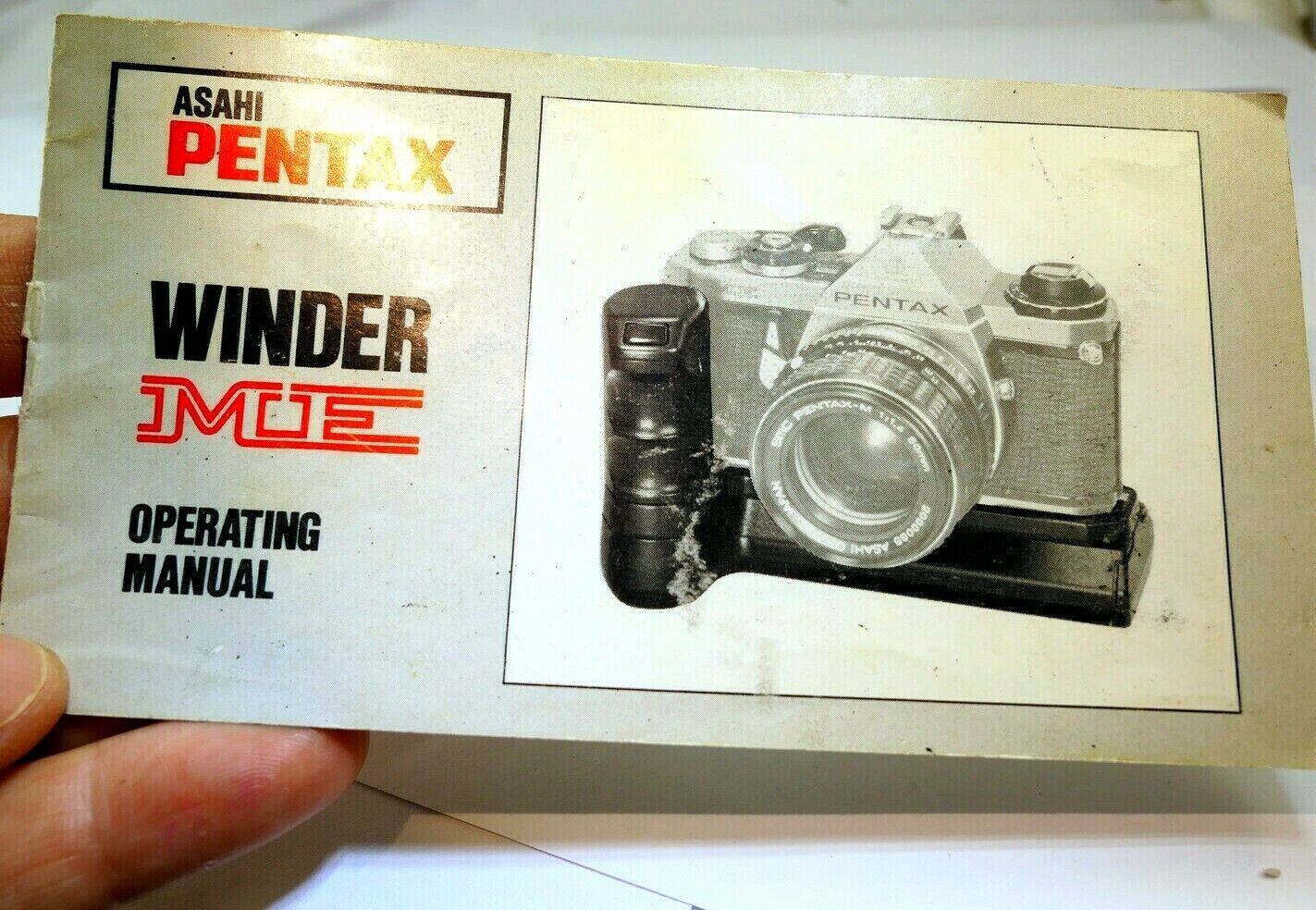 Pentax ME Winder camera Guide Manual Instructions 1976  (EN)