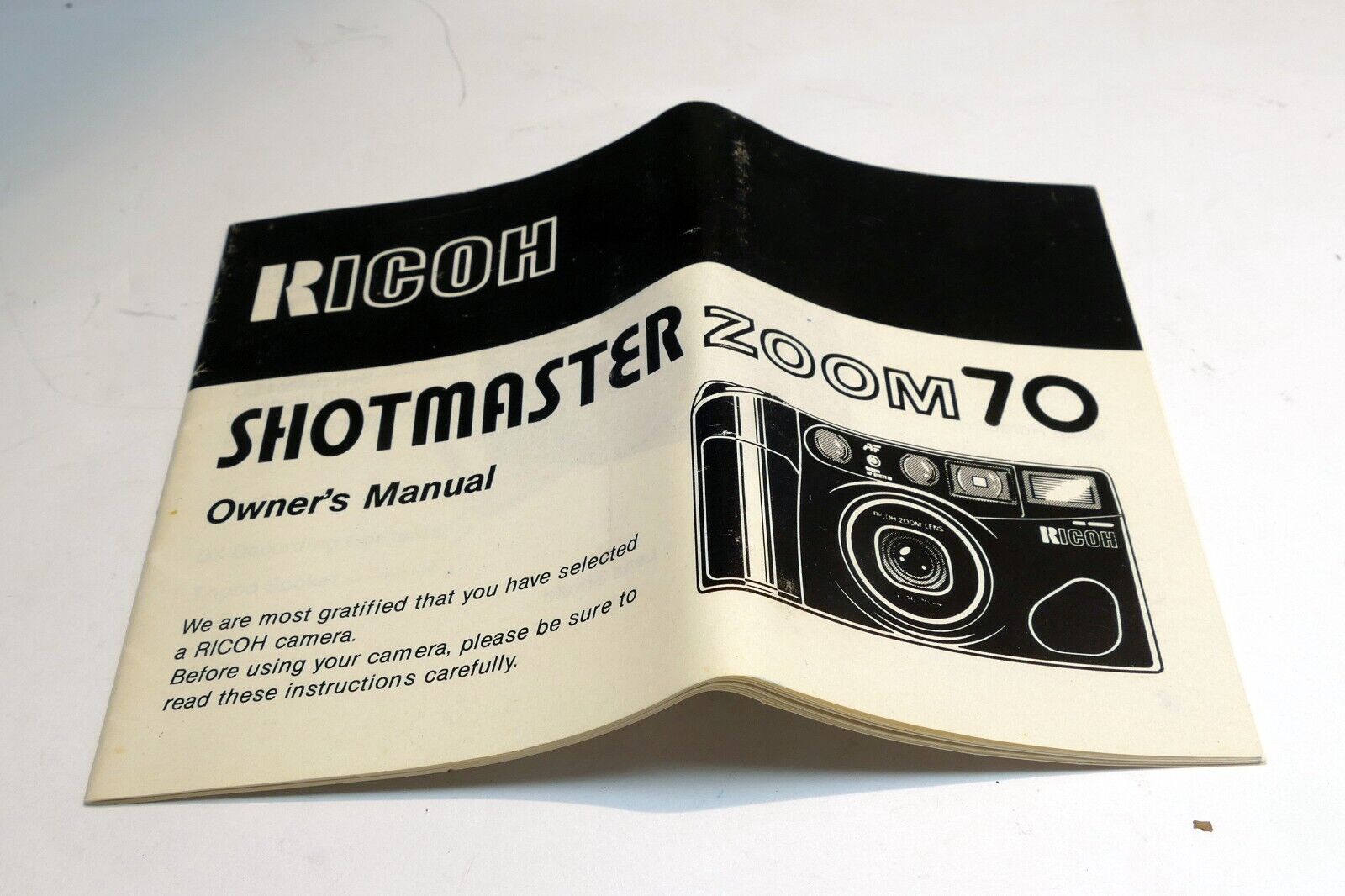 Ricoh Shootmaster Zoom 70  camera Instruction manual owner's guide English EN
