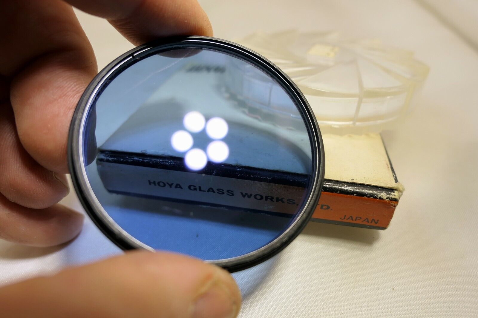 Hoya 55mm 80B Blue Lens filter made in Japan