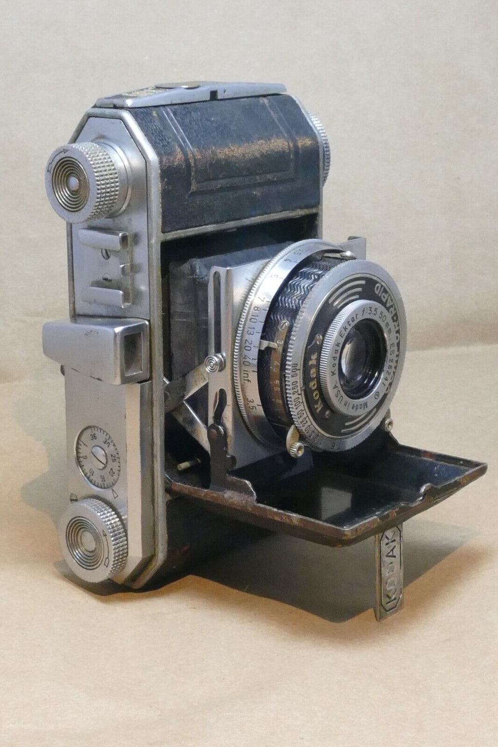 Kodak Retina I Type 126 35mm Rangefinder Camera with Ektar 5cm f/3.5 Lens AS IS