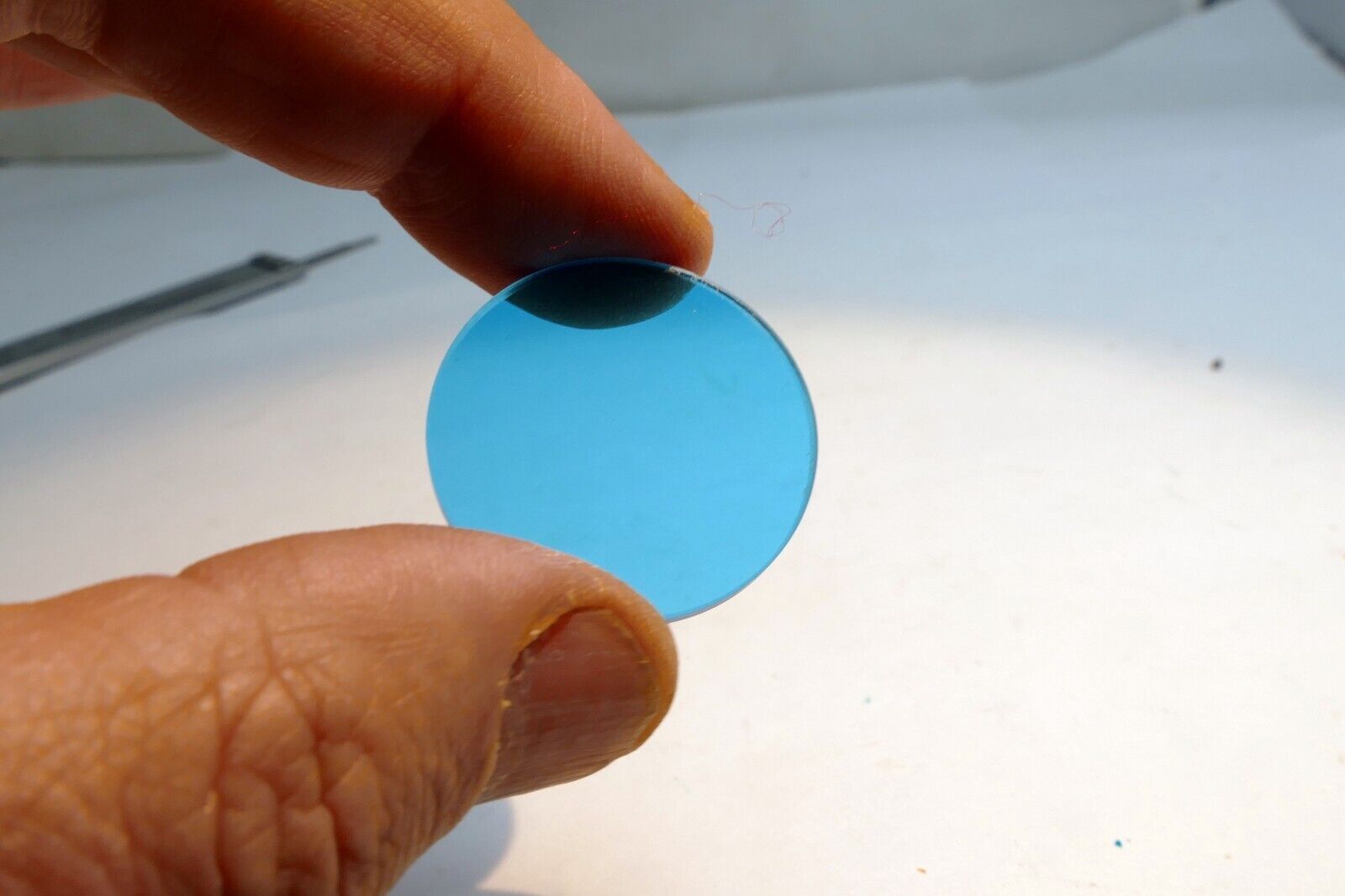 Kodak 80A glass lens Filter 30mm OD drop in series V #5 Five cooling light blue