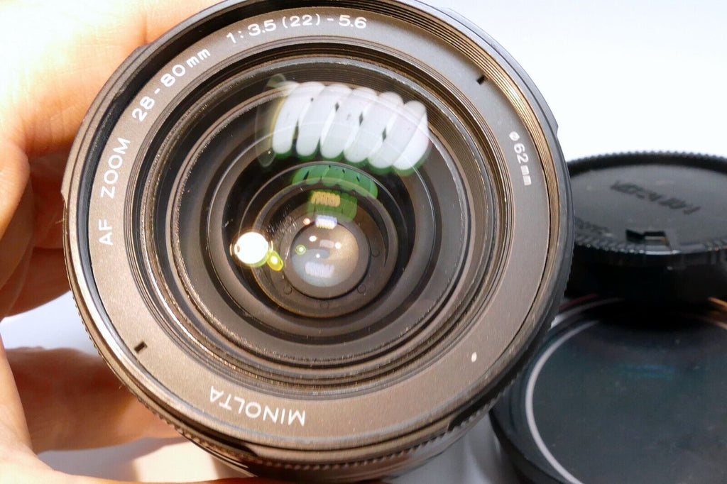 Minolta 28-80mm f3.5-5.6 lens for  SONY A mount AF A57 a68 cameras - near mint