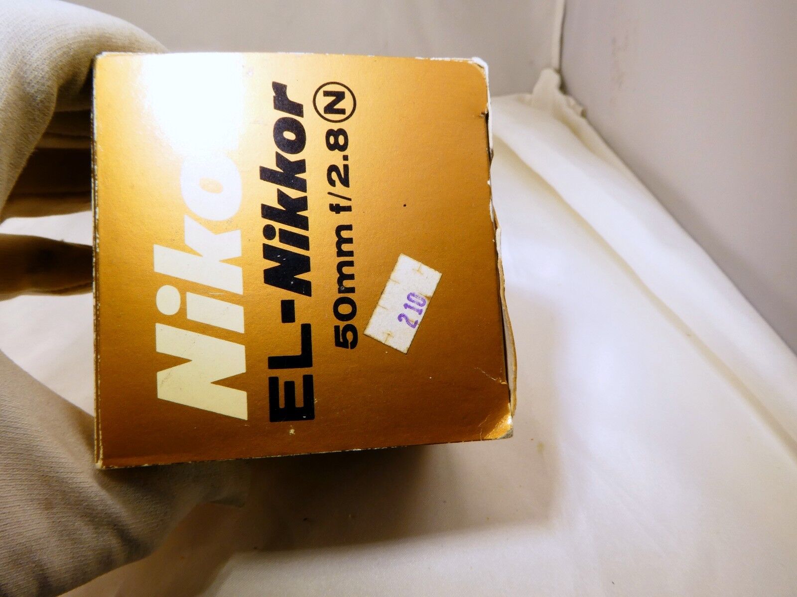 Empty Box from Nikon EL-Nikkor 50mm f2.8 enlarger lens