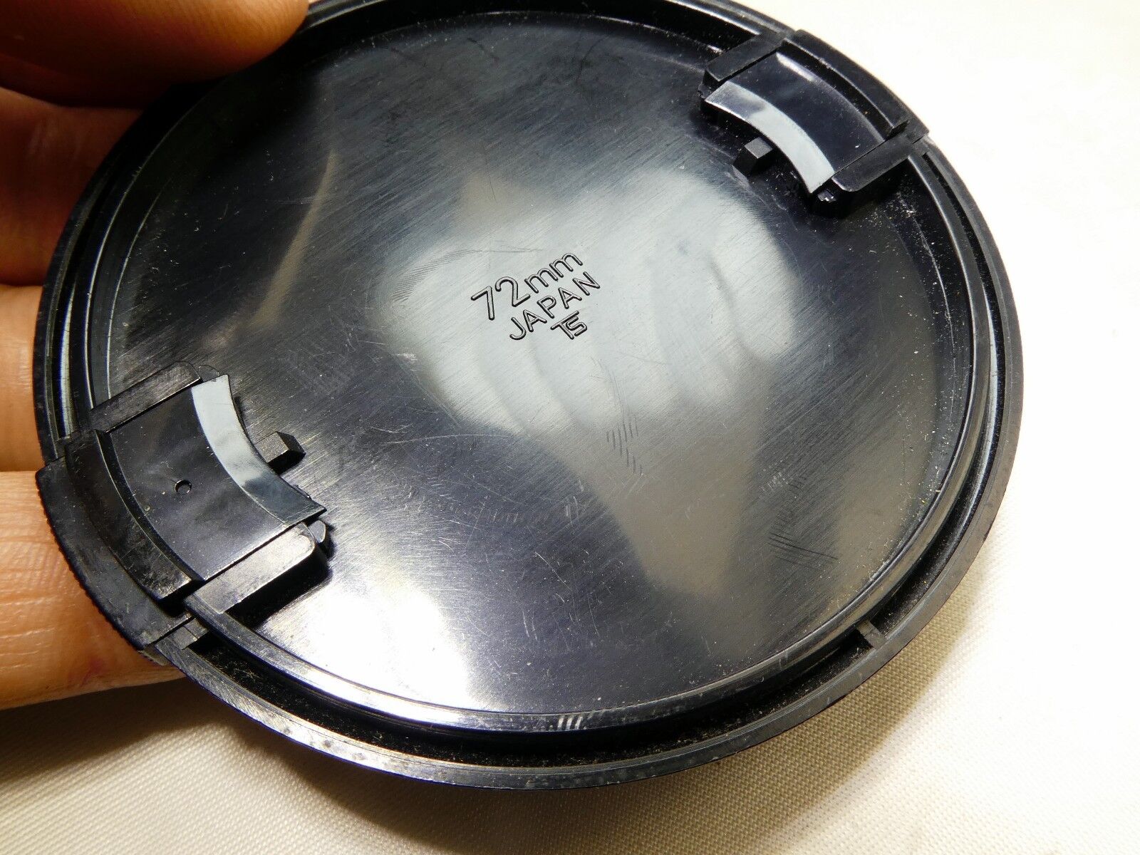 CPC 72mm Black Lens Front Cap snap on type