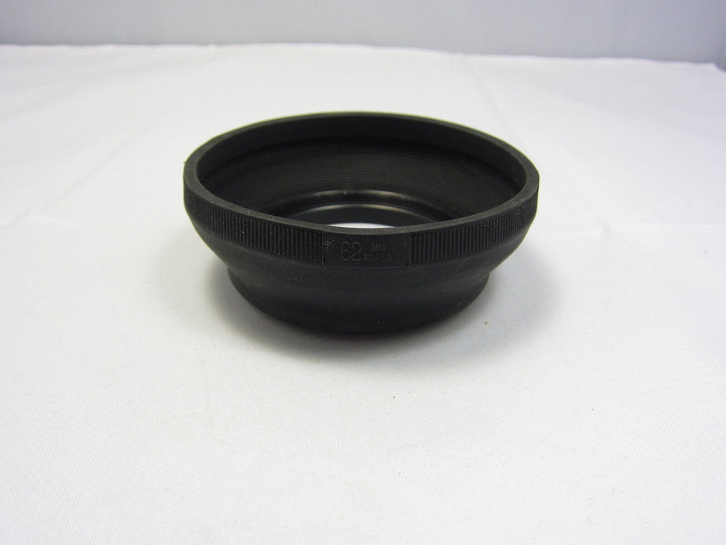 Generic 62mm Collapsible Rubber Lens Hood Korea for Telephoto zoom