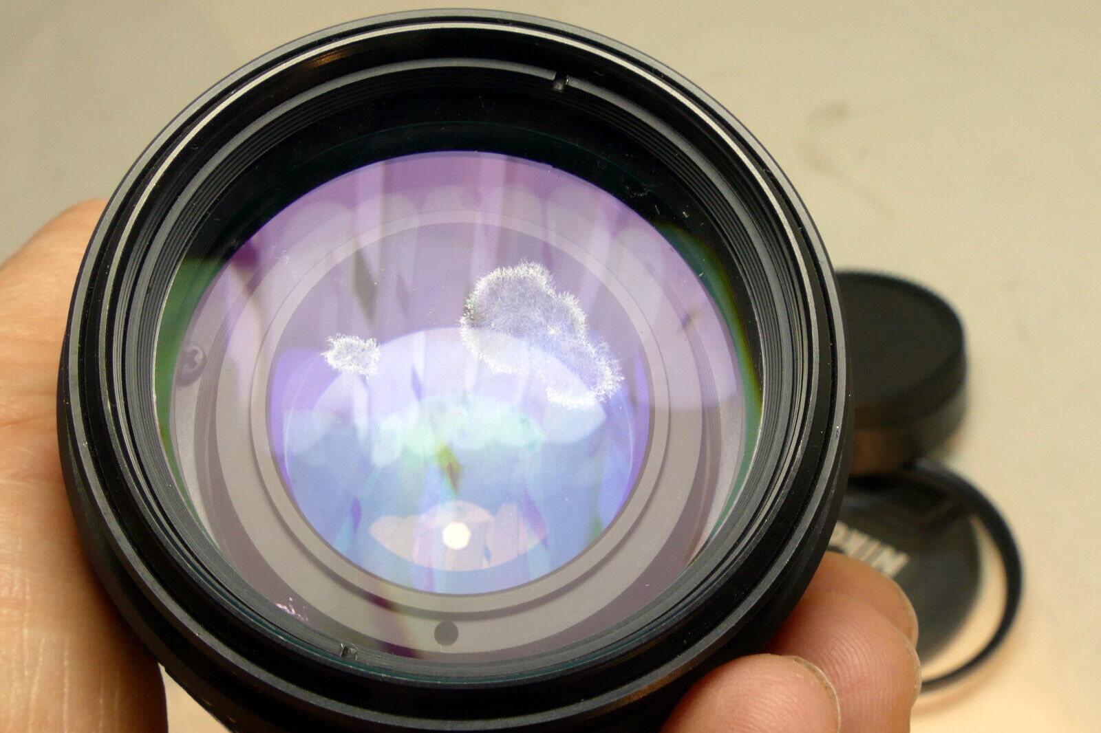 Nikon 75-150mm f3.5 Ai-s E series Lens  manual focus w/ fungus webbing glass