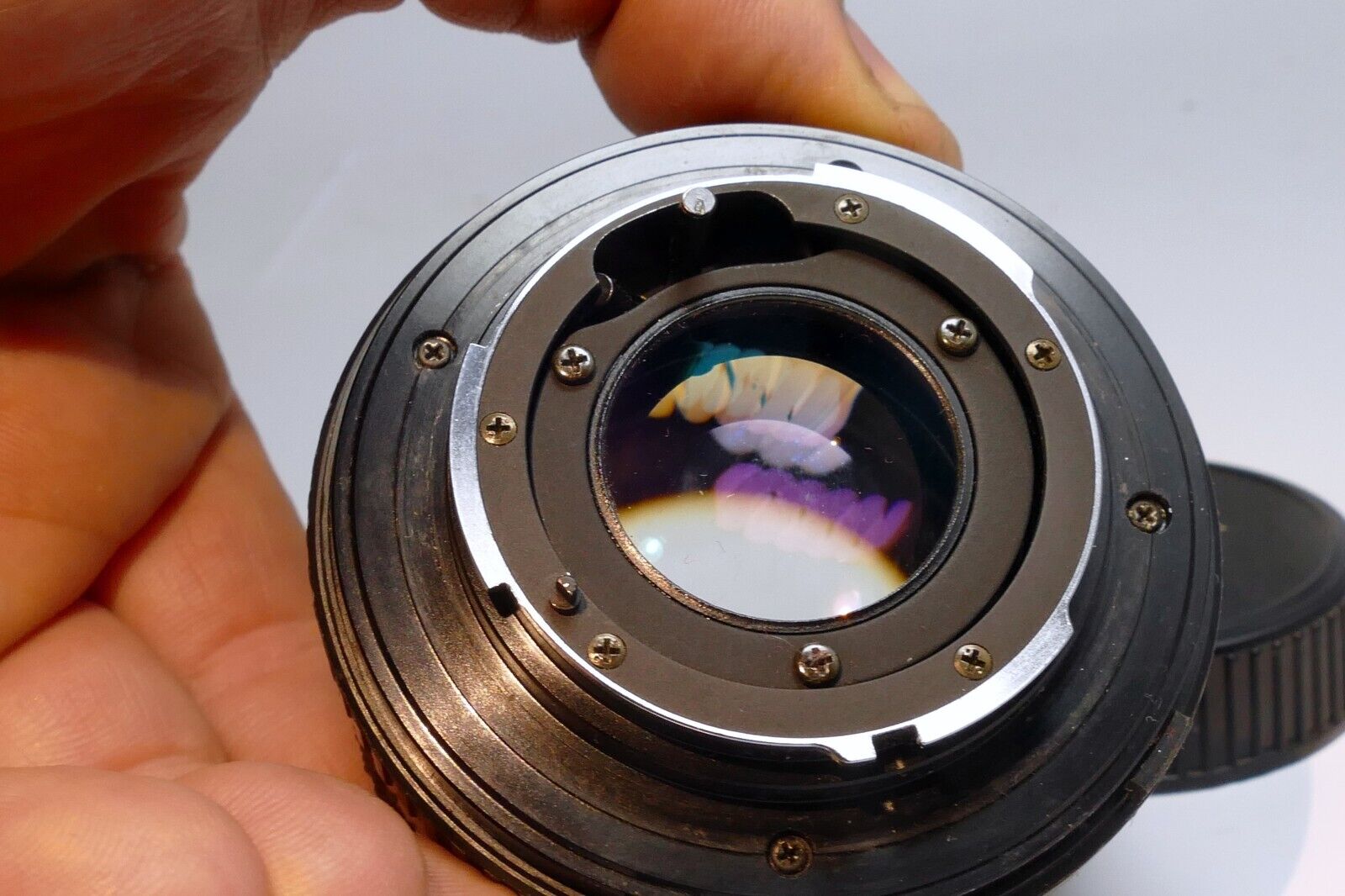 Minolta  MD 50mm f1.7 Lens aperture inop stuck - as is for parts