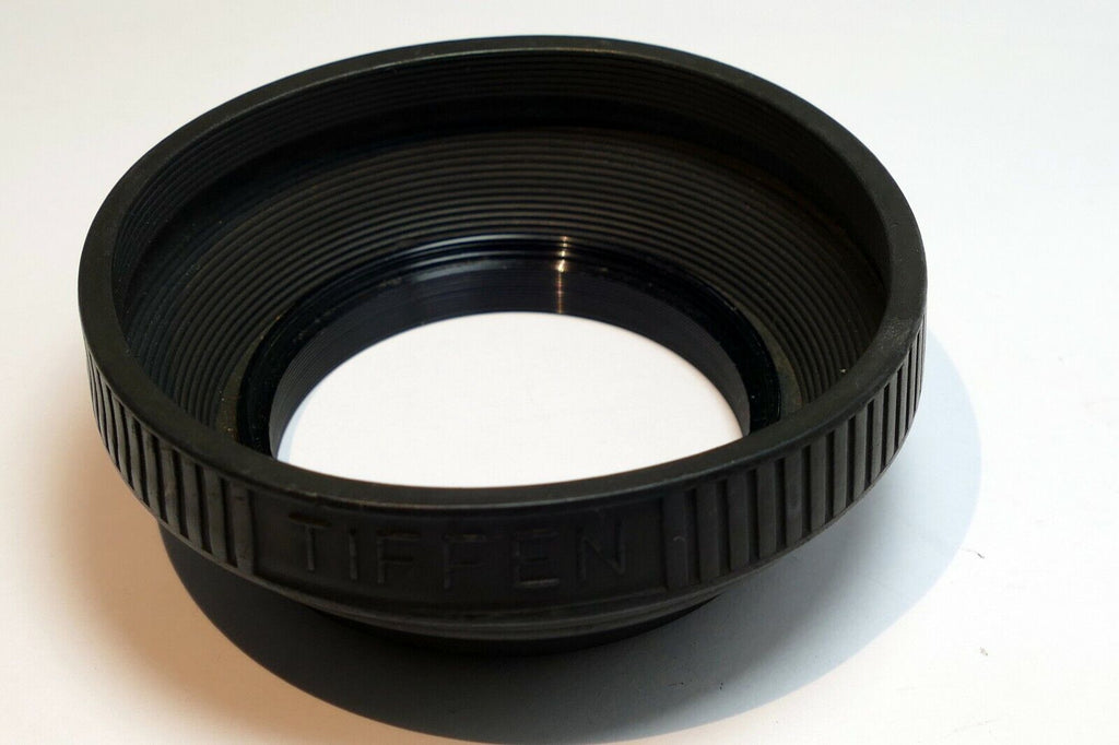 Tiffen 55mm rubber Lens Hood Shade screw in made in USA