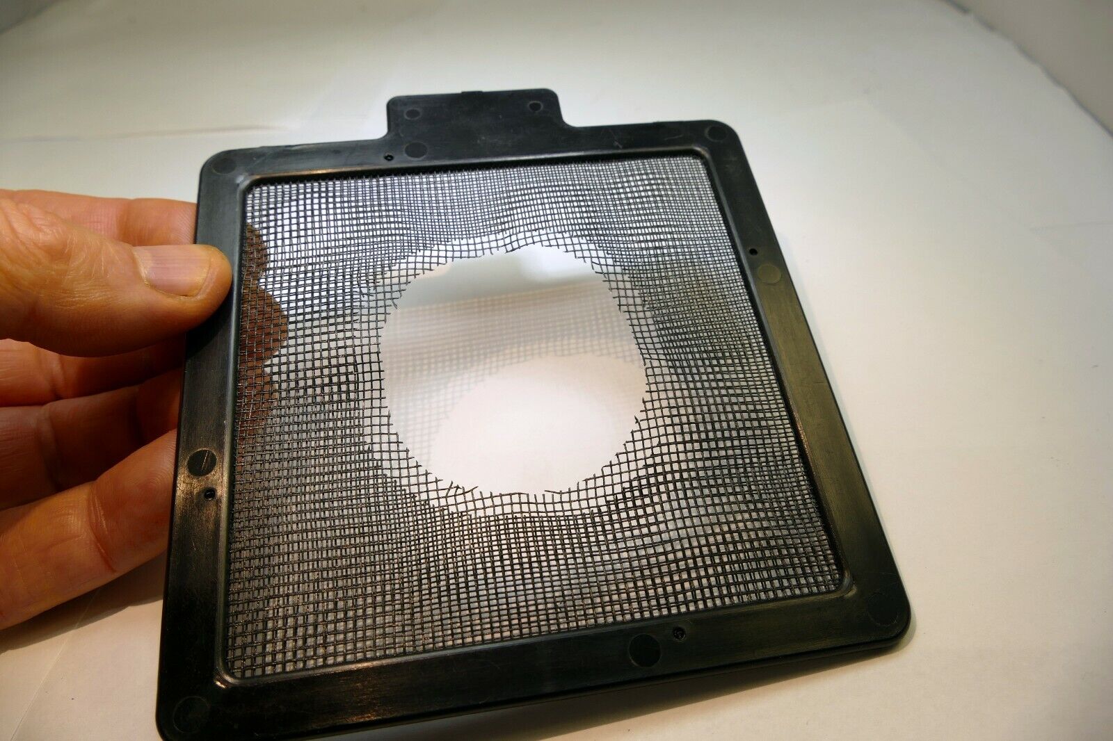 Lindahl Plastic Vignetter Mask Frame 4.5X4.5" for bellows Large 2" Round Oval