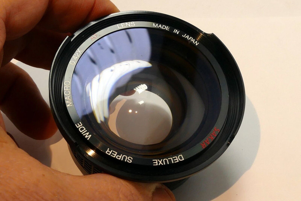Sakar 0.42X AF Wide angle LENS AUX ( missing back elements ) 53mm female threads