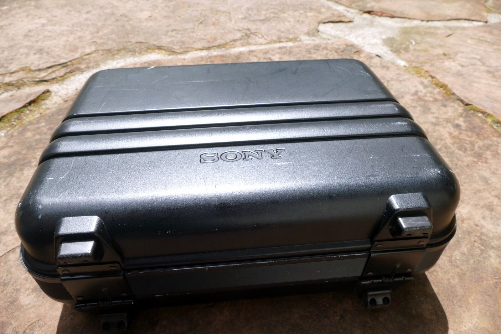 Sony Handycam Camera Hard Case Locking w/ Keys Travel Brief Carrying OEM Genuine