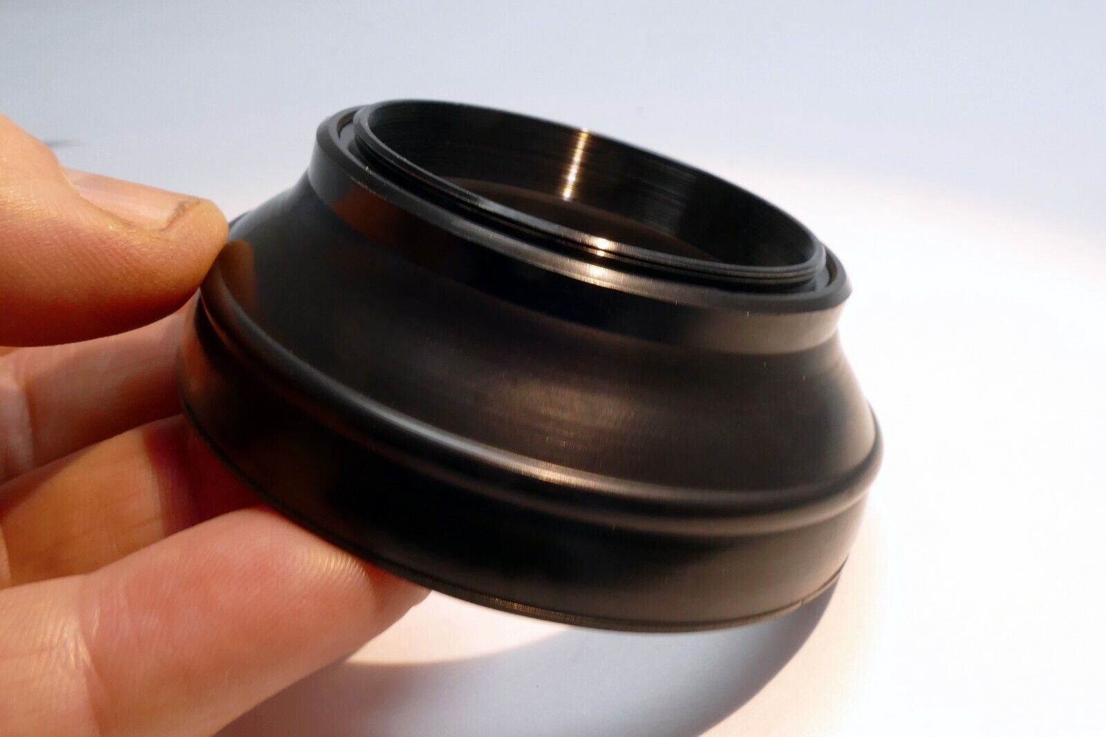49mm rubber lens hood shade  genuine OEM made in Japan for 50mm f1.8 f1.7 lenses