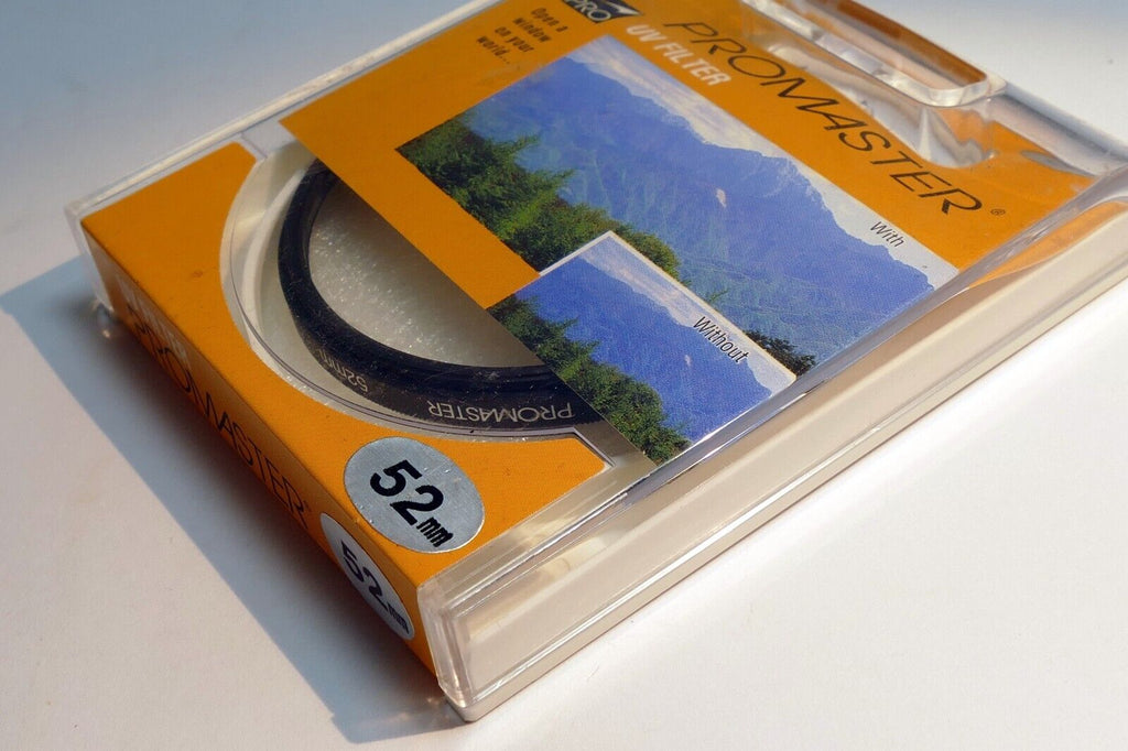 Promaster 52mm Filter threaded lens UV haze protection