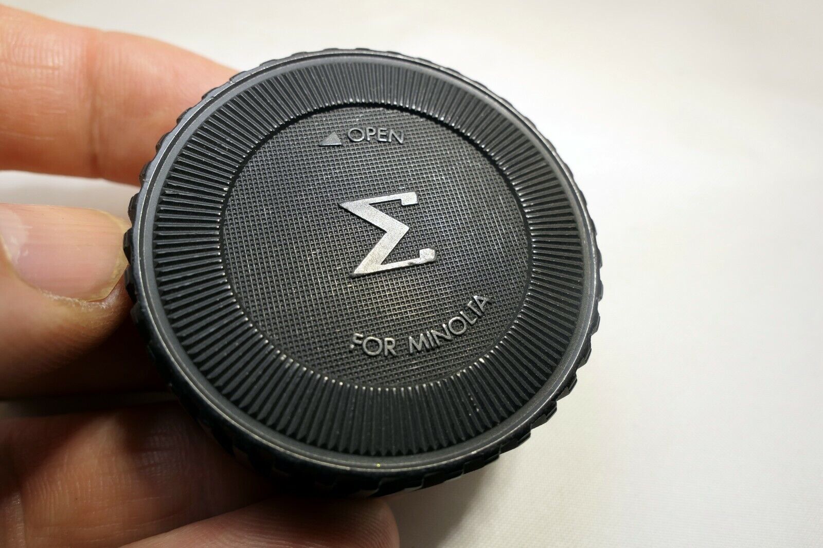 Sigma Rear Lens Cap for Minolta MD MC  mount  lenses mini wide 28mm f2.8