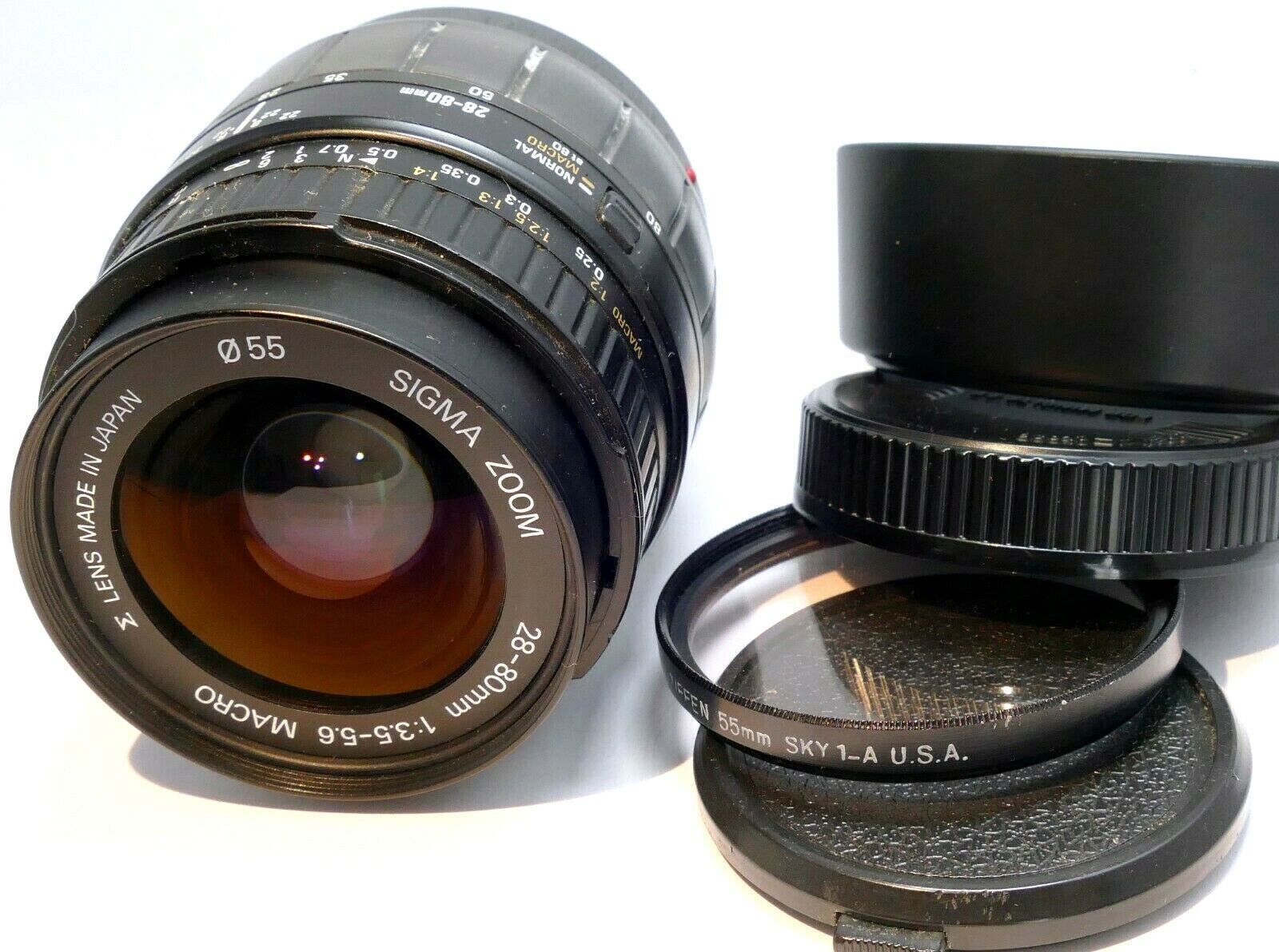 Sigma 28-80mm f3.5-5.6 AF macro Lens SONY A mount α37 α67 α57 α58 α68 SLR camera