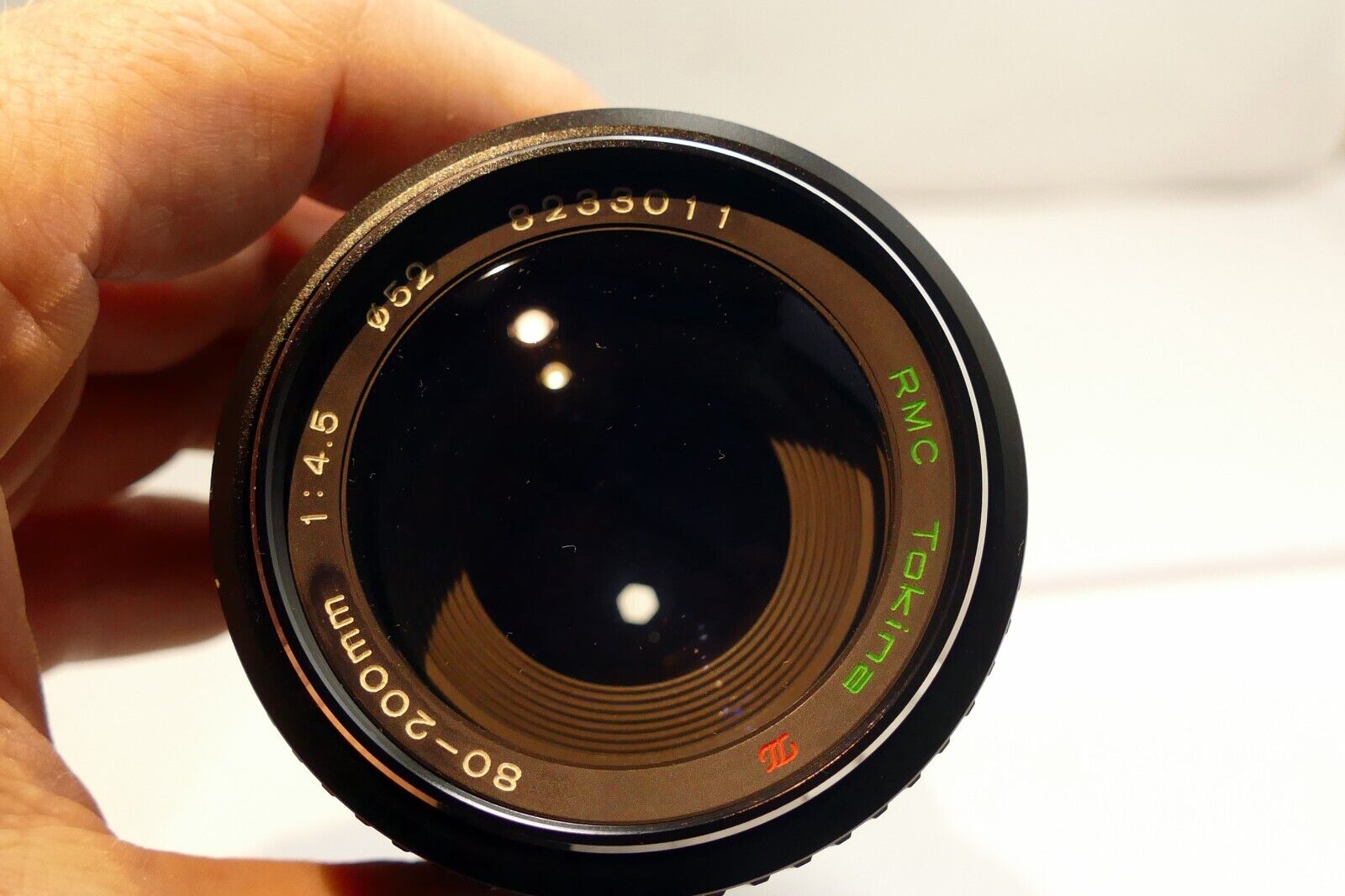 RMC Tokina 80-200mm f4.5 manual focus Lens for Minolta MD mount (w/ light haze)
