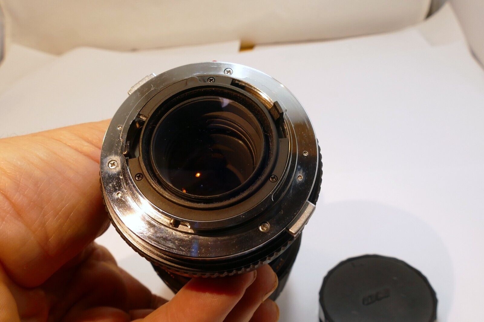 Sigma 70-210mm f4.5 lens for Olympus OM with Haze (AS IS Parts or Repair)