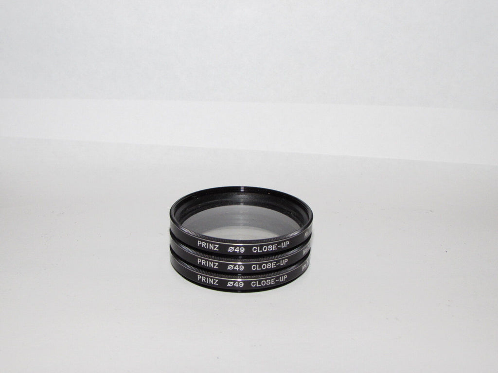 Used Prinz Close up No 1 No 2 No 4 Macro 49mm Lens Filter Set O33050