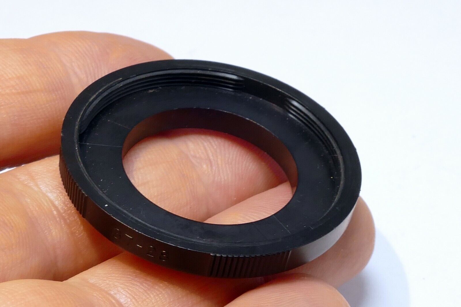 28mm to 37mm Step Up Plastic  lens ring adapter  screw in threaded