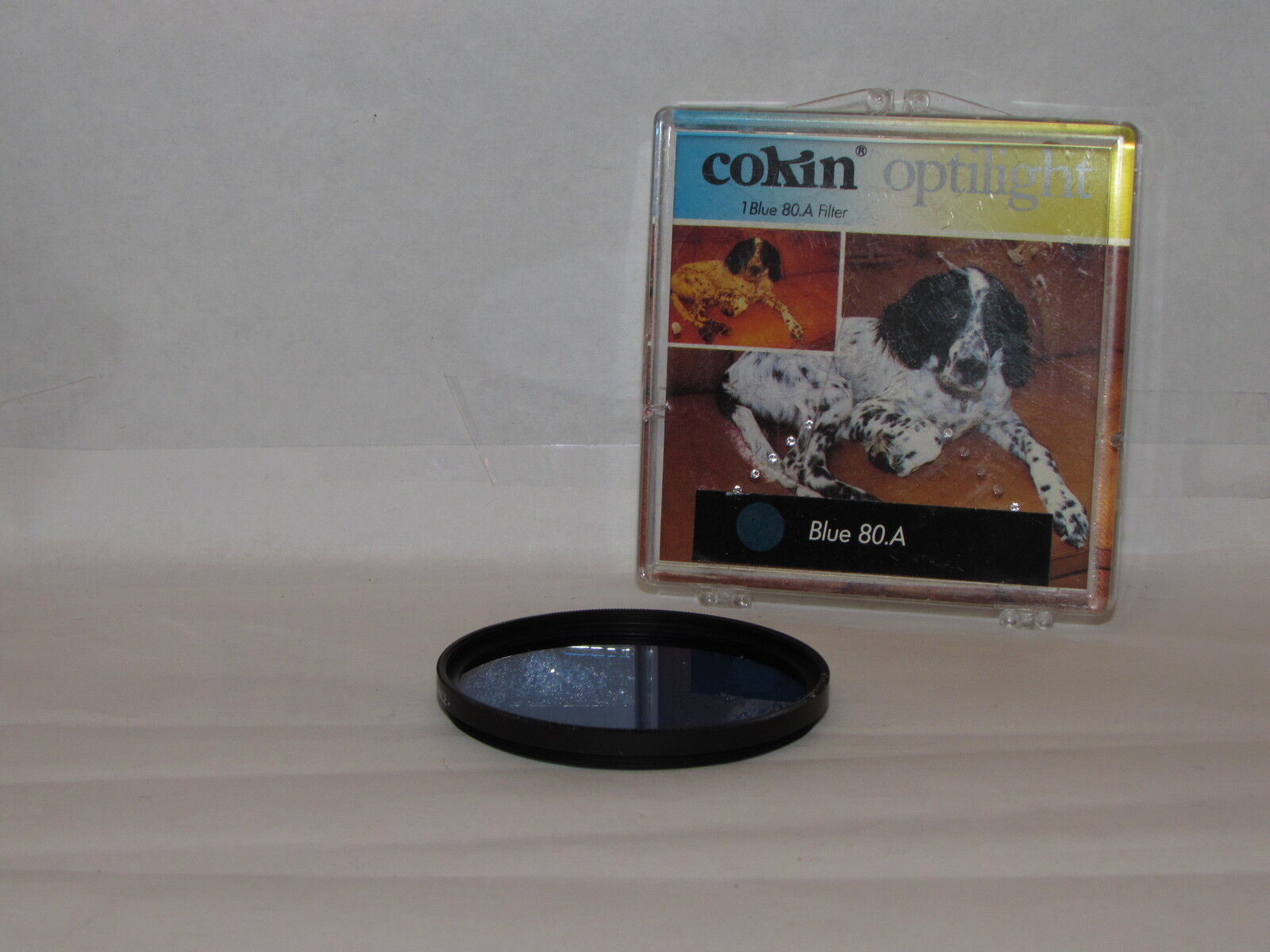 Genuine Cokin Optilight BLUE 80.A 55mm Lens Filter Made in France O40243
