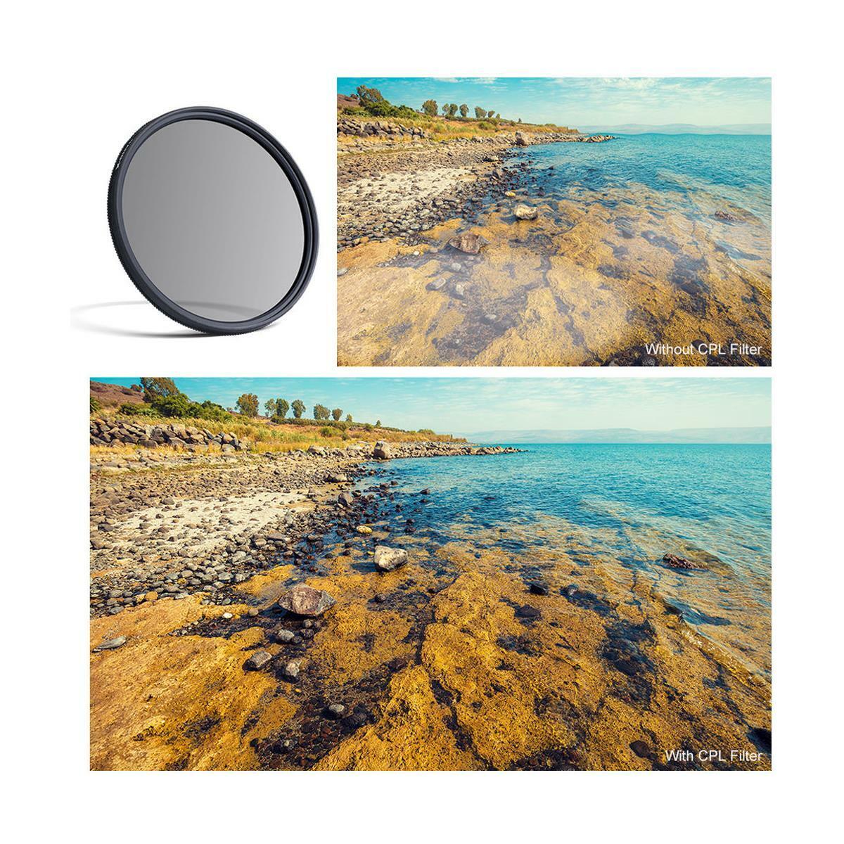 55mm K&F Nano X CP-L Lens Filter Circular Polarizer new