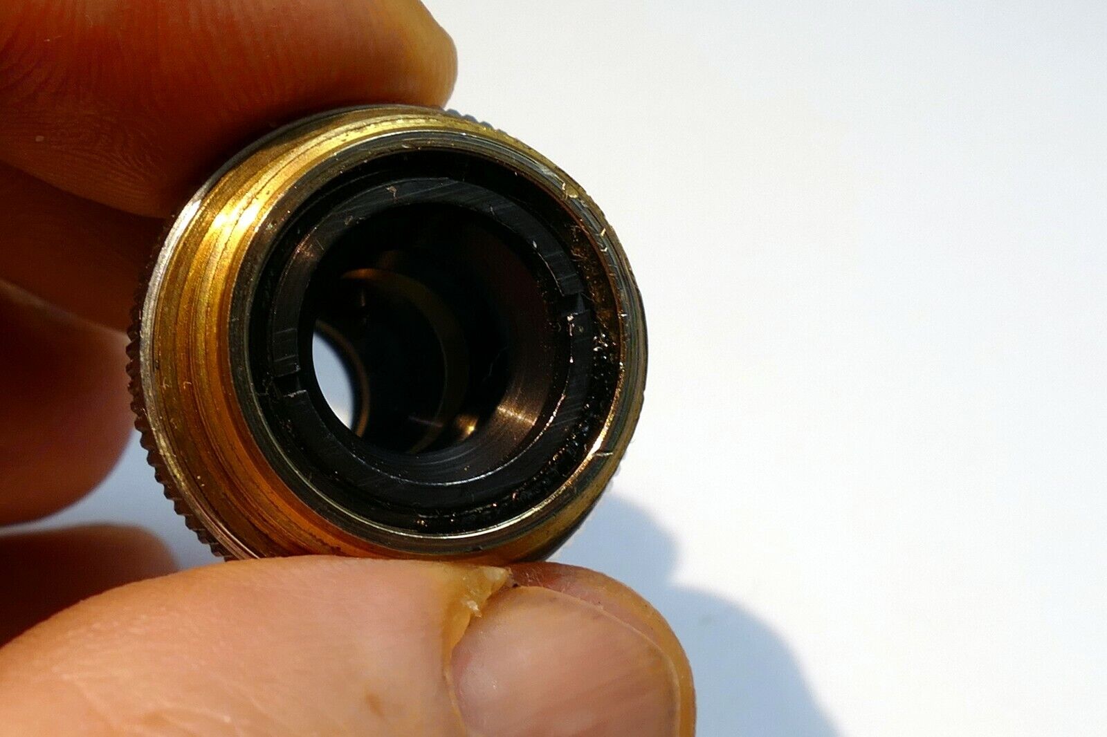 AO Spencer 10X NA 0.25 Microscope Objective Lens 10X American Optical USA