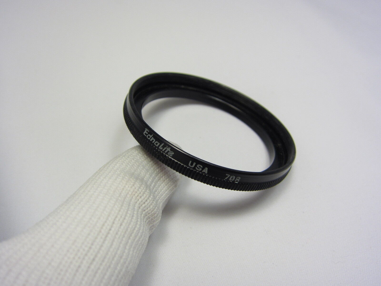 Used EDNALITE 708 Lens 49mm ADAPTER RING Made in USA 6421017