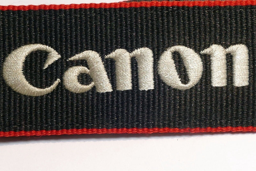 Canon EOS Digital Camera Neck Shoulder Strap Black-Red - Genuine T7 T8i