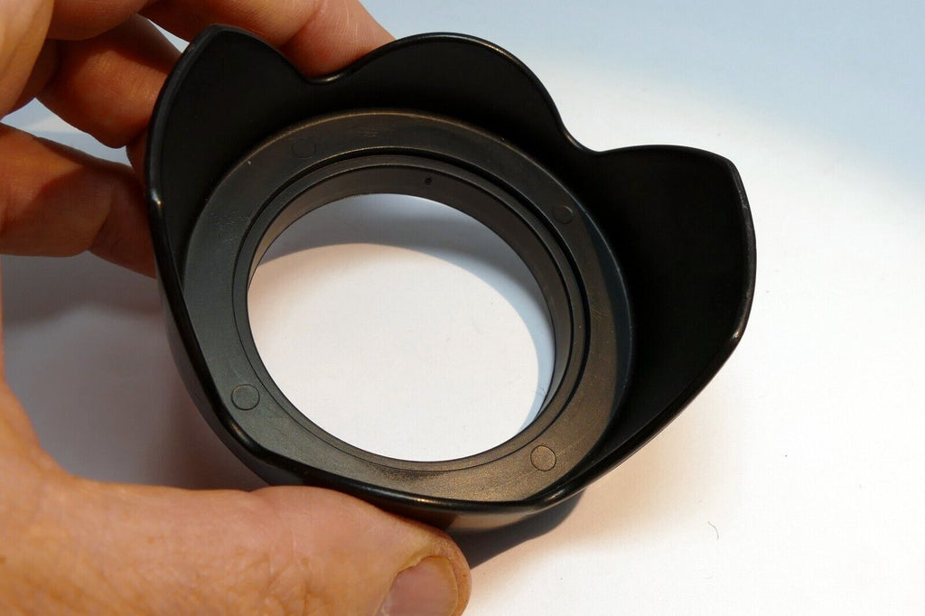 58mm Tulip  Petal shaped Lens Hood Shade Missing threaded  locking ring