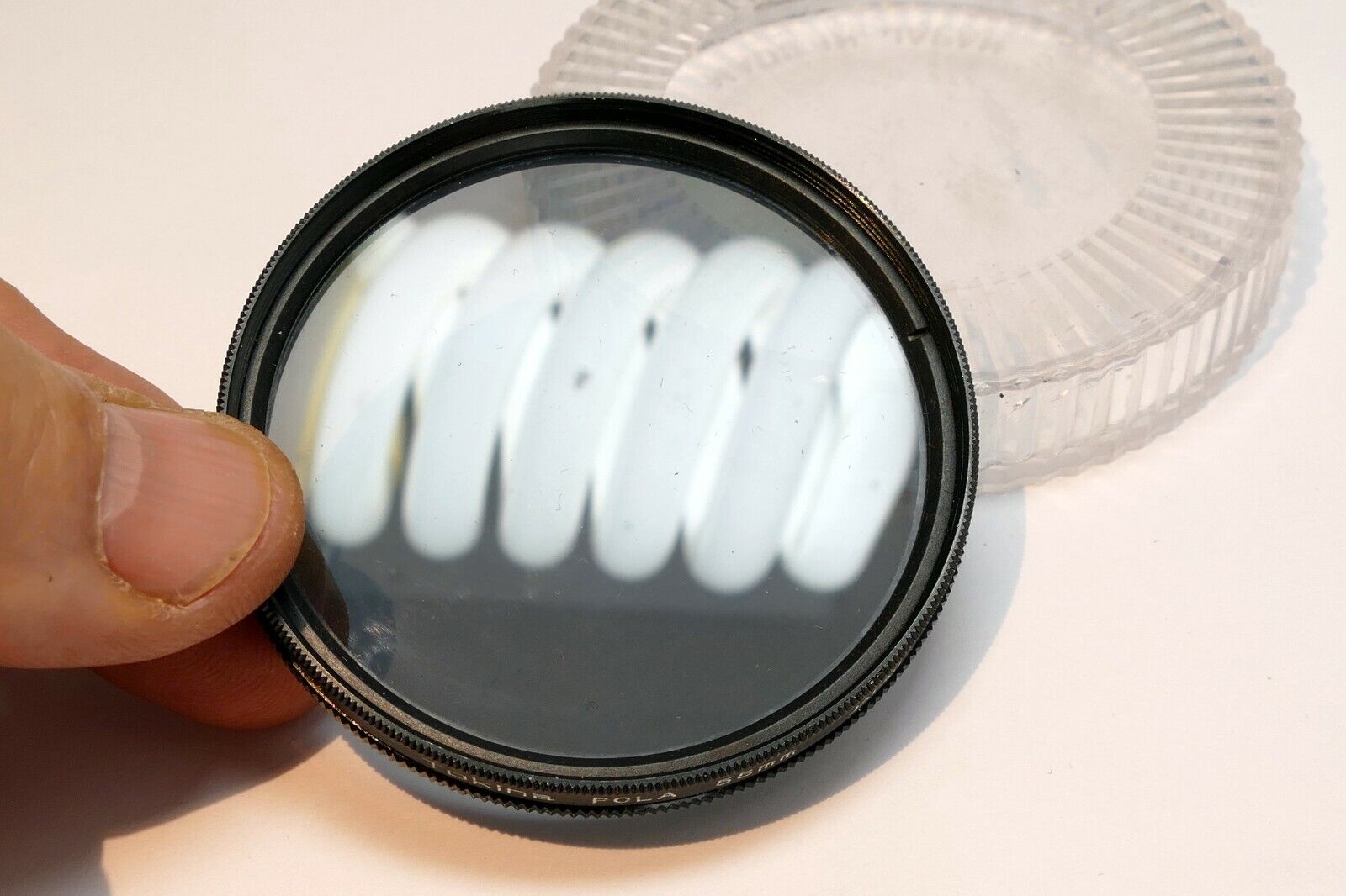 Tokina 55mm Polarizer PL with plastic case made in Japan POLA genuine OEM AT-X