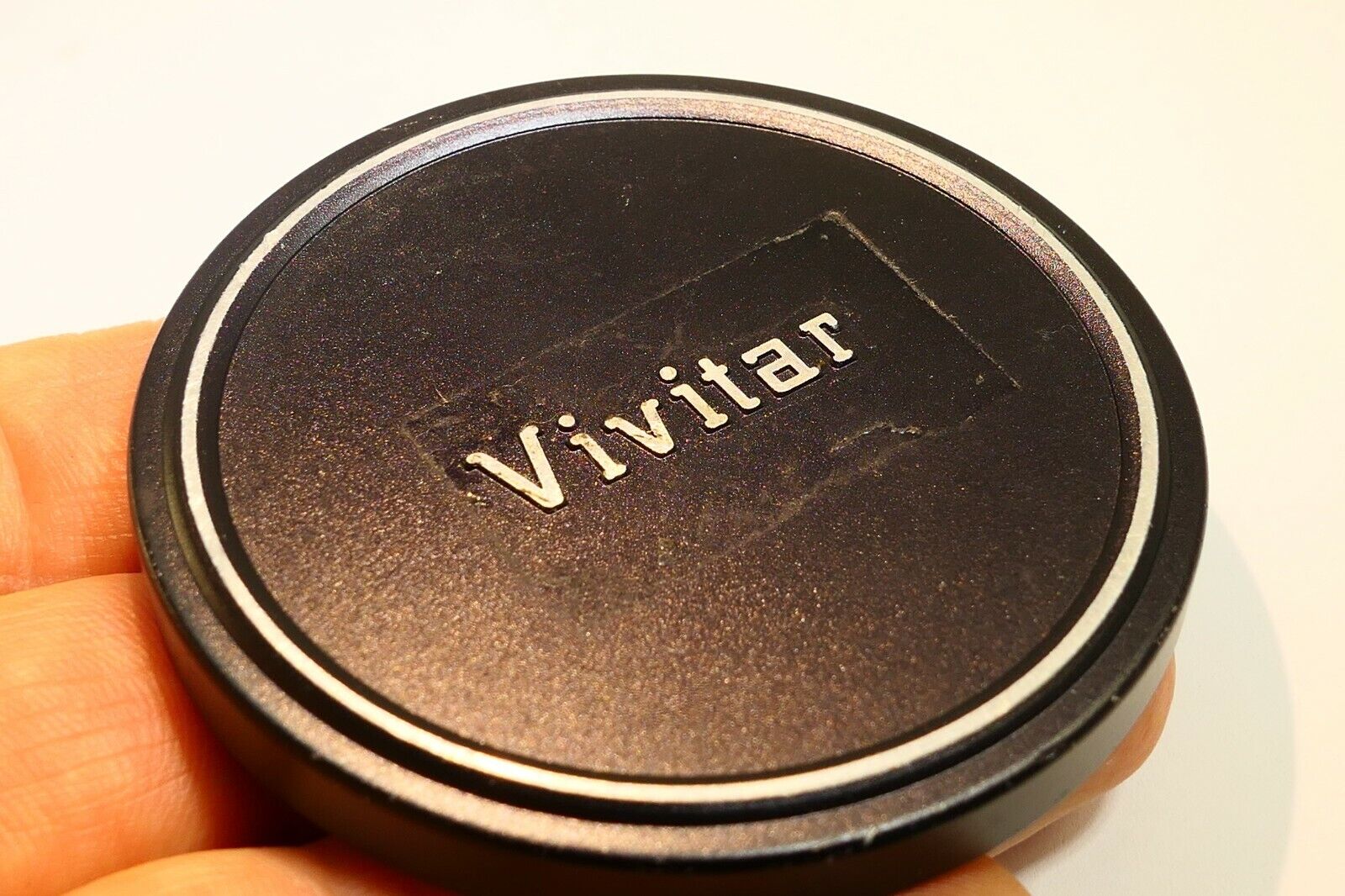 Vivitar 58mm Lens Front Cap for  plastic slip on type Metal 28mm f1.9