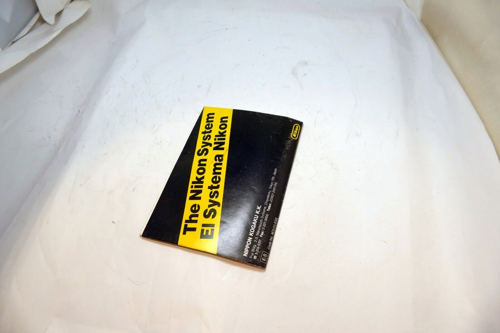 F3AF Camera accessory List Brochure Nikon F3 series HP DE-3 2 DX-1 DA-2 Finder