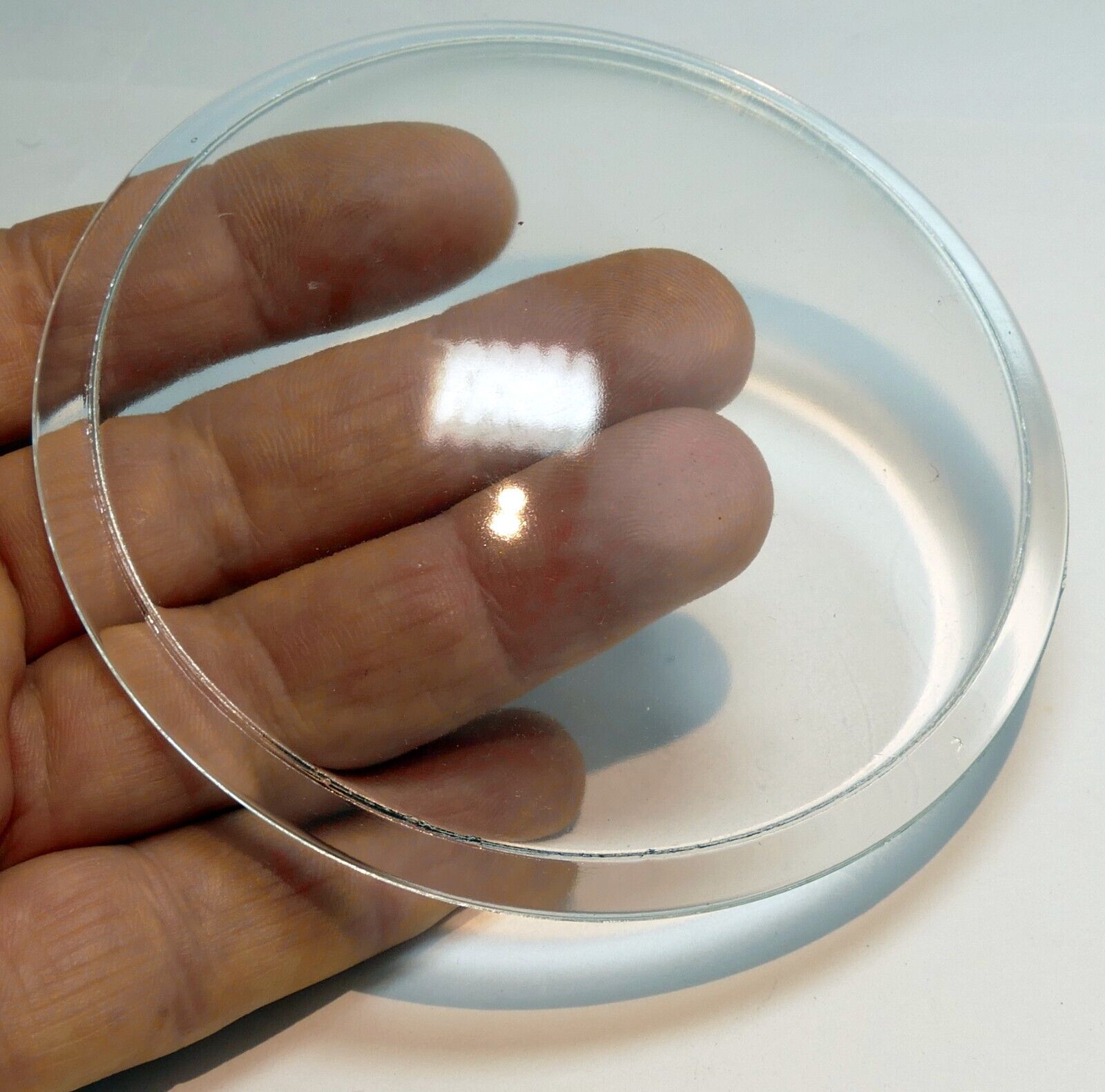 4"  Wide Angle Soft Focus Shade Dome MIni Diffuser  glass
