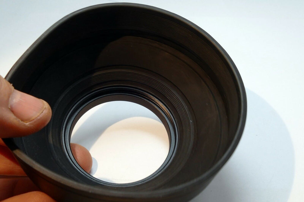 55mm Rubber Lens Hood Shade screw in Telephoto 200mm f3.5 135mm f2.8