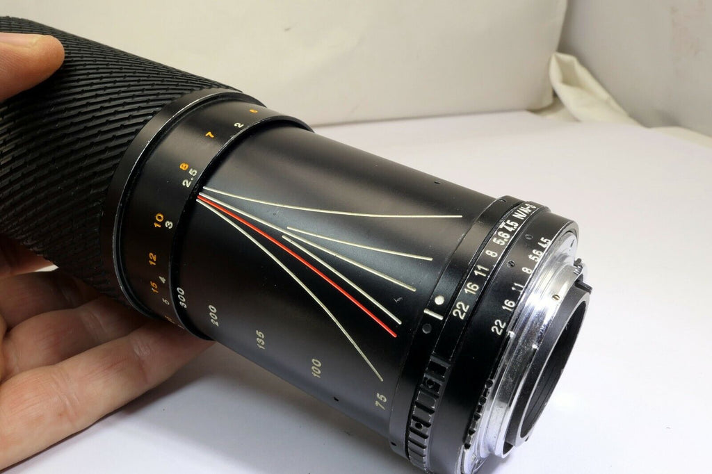 Tokina 75-300mm f4.5-5.6 Ai-s Lens for Nikon  Parts Repair AS IS aperture stuck