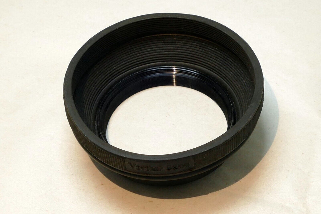 Vivitar collapsible 52mm Rubber Lens Hood Shade  for 50mm f1.4 (ribbed rim)