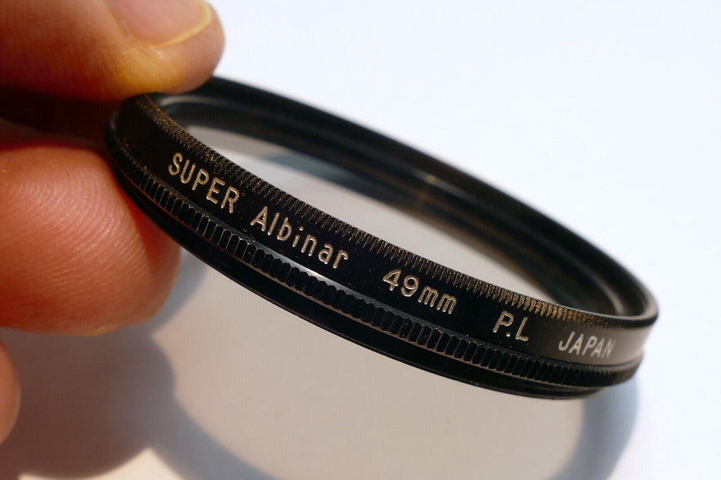 Super Albinar 49mm Lens Filter  Polarizer PL Linear  made in Japan