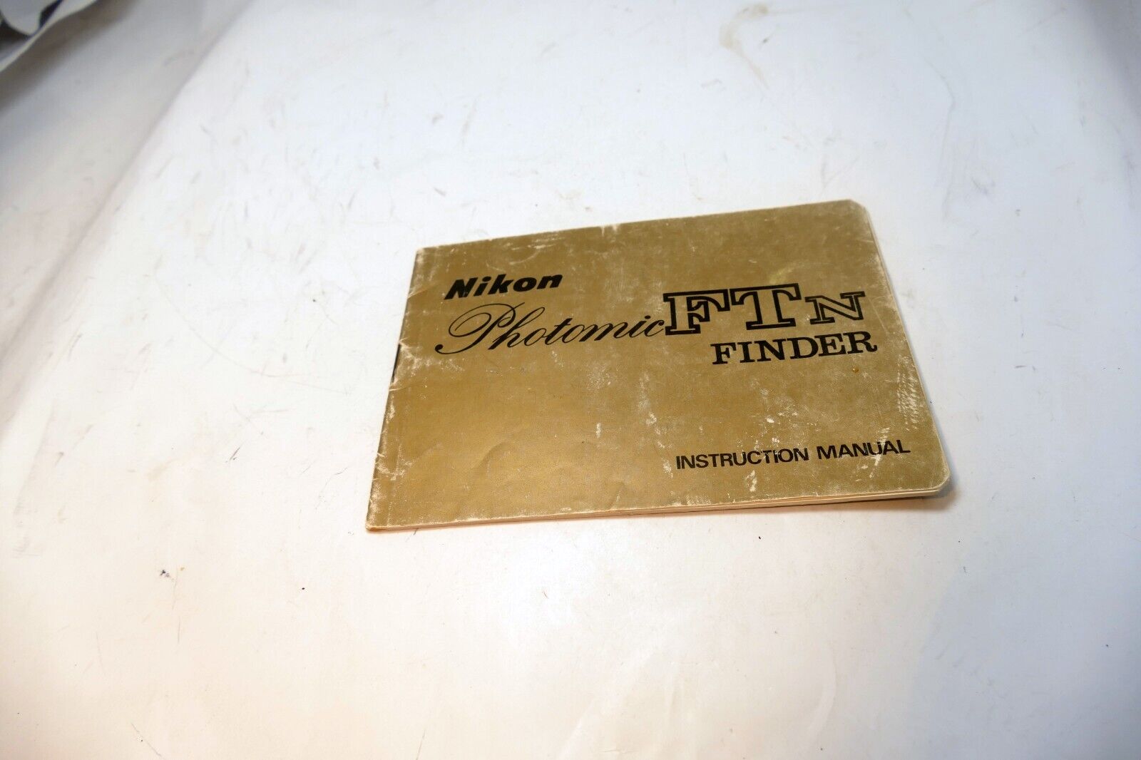 Nikon F FTN Photomic finder Metered Prism Instructions manual guide English EN