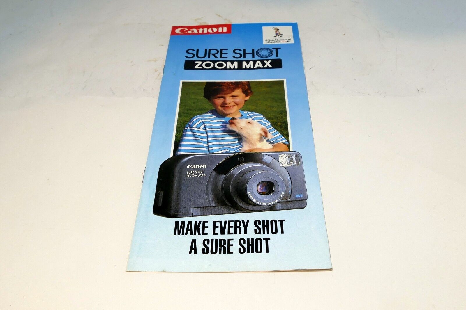 Canon Sure Shot Zoom Max Camera 35mm Brochure 1993 advertisement add