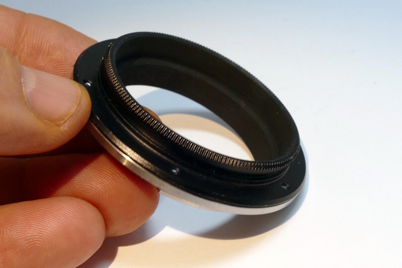 Pentax PK KR K M Bayonet mount Reverse adapter Ring to 49mm (not threaded) clamp