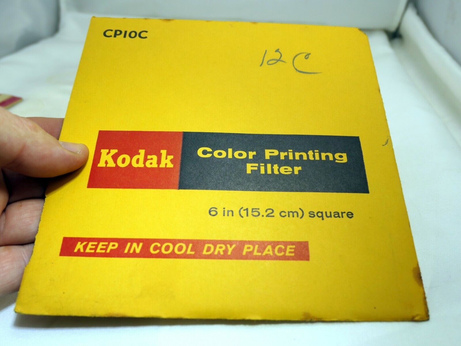 KODAK Color Printing Lens Filter 6X6" gelatin square CP-10C Blue